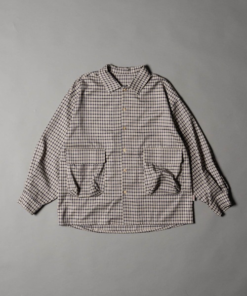 CIVVY.（シヴィ―）の「Double Pocket Long Sleeve Check Shirt