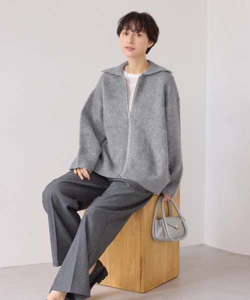 WEB限定】Wジップシャギーニットブルゾン（ブルゾン）｜ROPE' PICNIC