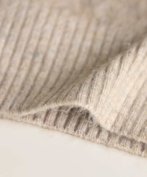 ROPE' PICNIC（ロペピクニック）の「【WEB限定】Wジップシャギーニットブルゾン（ブルゾン・レディース・カーキ/ライトグレー/ベージュ・FREE）」の14枚目の写真