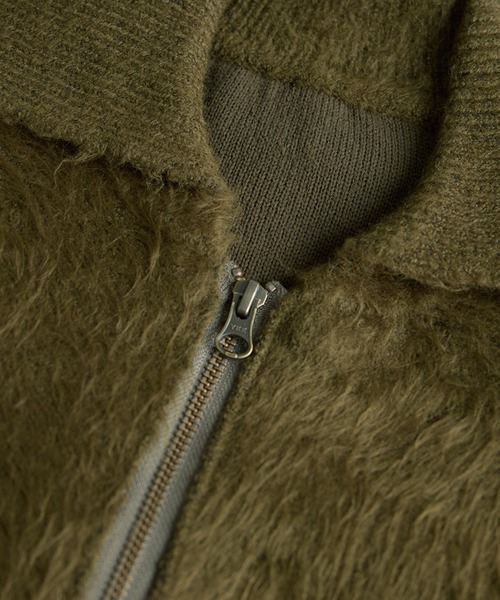 ROPE' PICNIC（ロペピクニック）の「【WEB限定】Wジップシャギーニットブルゾン（ブルゾン・レディース・カーキ/ライトグレー/ベージュ・FREE）」の15枚目の写真