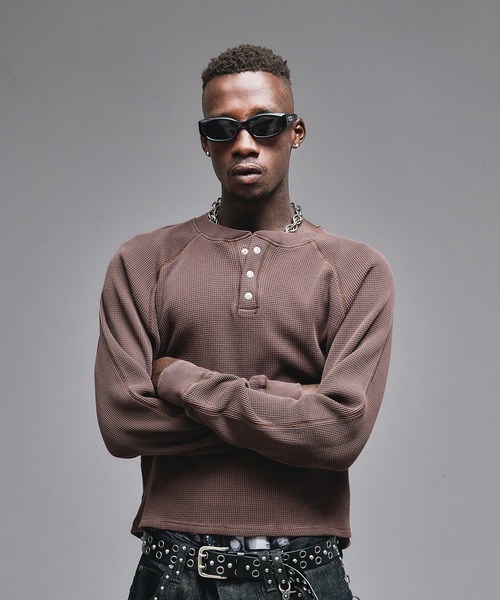 ANDER HUNK（アンダーハンク）の「Metal Henry neck Thermal / メタル