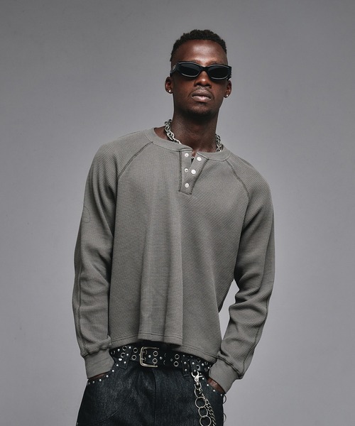 ANDER HUNK（アンダーハンク）の「Metal Henry neck Thermal / メタル