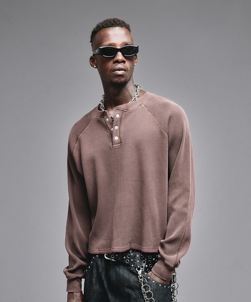 Metal Henry neck Thermal / メタルヘンリーネックサーマル（Tシャツ