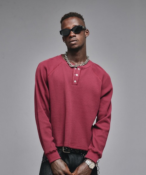 Metal Henry neck Thermal / メタルヘンリーネックサーマル（Tシャツ