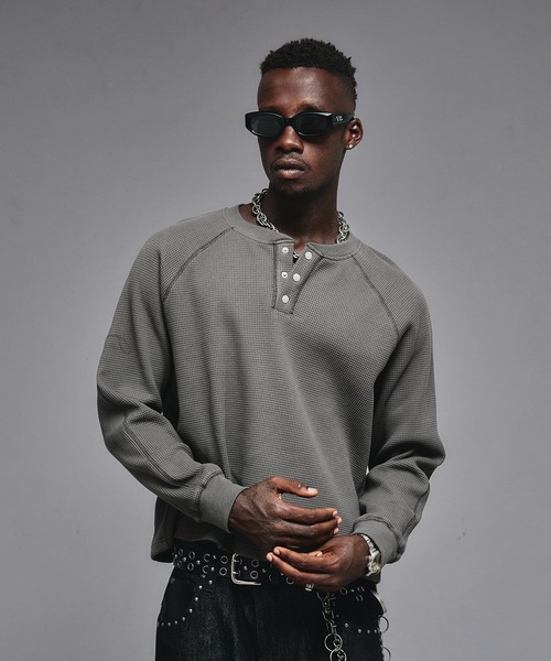 Metal Henry neck Thermal / メタルヘンリーネックサーマル（Tシャツ