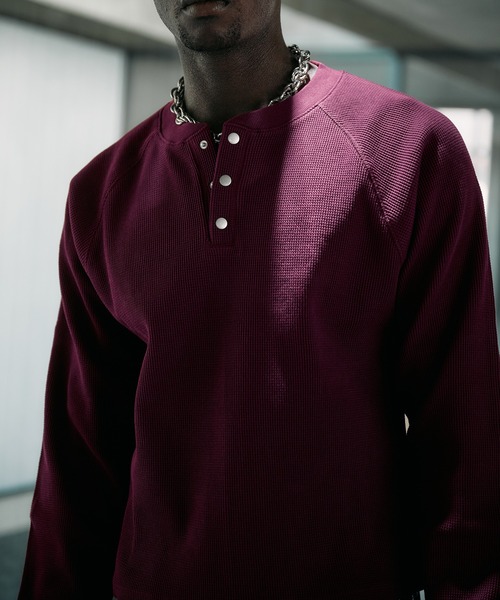Metal Henry neck Thermal / メタルヘンリーネックサーマル（Tシャツ