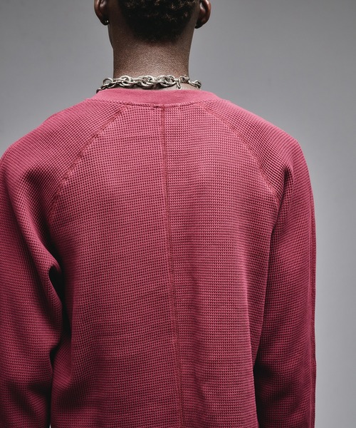 ANDER HUNK(アンダーハンク)の「Metal Henry neck Thermal / メタルヘンリーネックサーマル(Tシャツ/カットソー・メンズ・ブラウン/レッド系その他/グレー/ブラック/その他/パープル/グレー系その他・LARGE/MEDIUM/SMALL)」の11枚目の写真