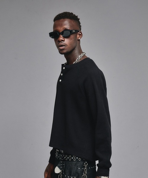 Metal Henry neck Thermal / メタルヘンリーネックサーマル（Tシャツ