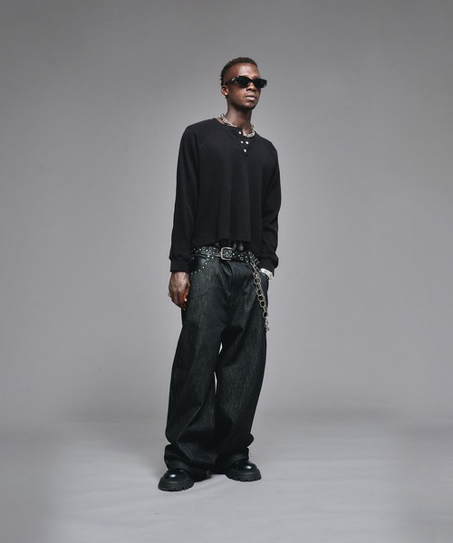 Metal Henry neck Thermal / メタルヘンリーネックサーマル（Tシャツ