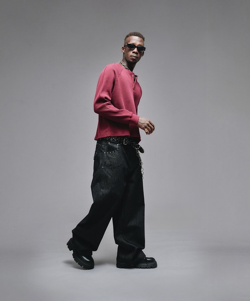 【専用】ANDER HUNK メタルヘンリーネックサーマル ブラック系 新品未開封✨️】ANDER HUNK メタルヘンリーネックサーマル