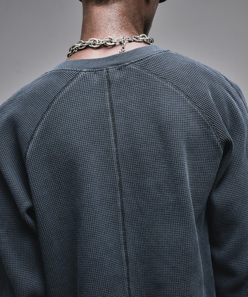 【専用】ANDER HUNK メタルヘンリーネックサーマル ブラック系 ANDER HUNK tシャツ Metal Henry neck Thermal / メタルヘンリー