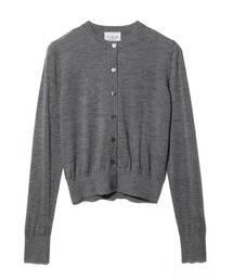 美品 ESTNATION グレー ラウンドネック 七分袖カーディガン Knit Wear Collection｜ESTNATION ONLINE STORE