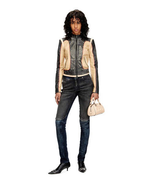 ウィメンズ レザージャケット L-OONIE（ライダースジャケット