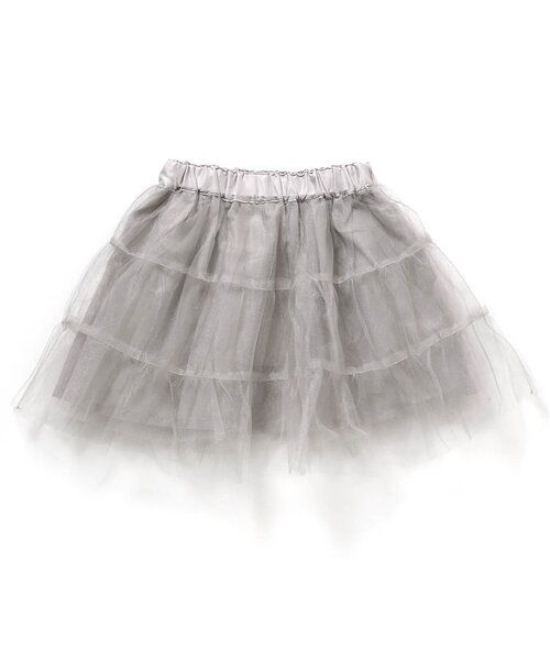 apres les cours(アプレレクール)の「【ジュニア対応】リボンティアードチュールスカート(スカート・キッズ・グレー/アイボリー・90/100/110/120/130/140)」の20枚目の写真