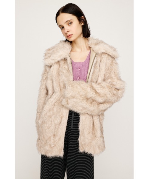 BIG COLLAR FUR COAT ビッグカラー ファーコート 秋服 冬服（ブルゾン