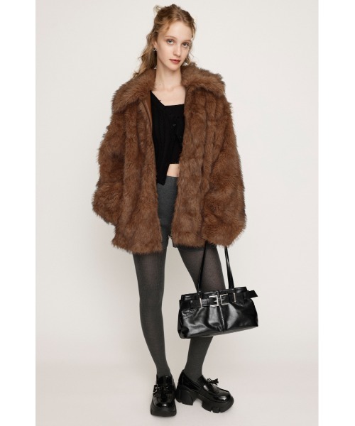 BIG COLLAR FUR COAT ビッグカラー ファーコート 秋服 冬服（ブルゾン