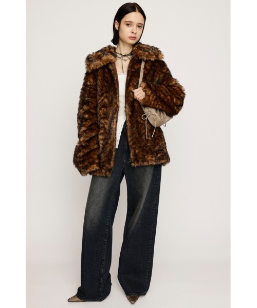 2025AW】BIG COLLAR FUR COAT ビッグカラー ファーコート 秋服
