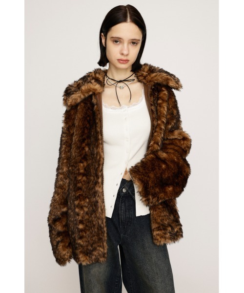 BIG COLLAR FUR COAT ビッグカラー ファーコート 秋服 冬服（ブルゾン