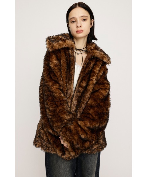 BIG COLLAR FUR COAT ビッグカラー ファーコート 秋服 冬服（ブルゾン