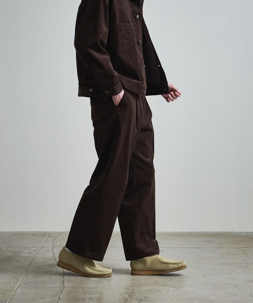 info. BEAUTY&YOUTH（インフォビューティアンドユース）の「【マルチサイズ】ワイドストレート コーデュロイ スラックス パンツ（その他パンツ・メンズ・ダークブラウン/オフホワイト/ダークグレー/ブラック・マルチサイズ）」の7枚目の写真
