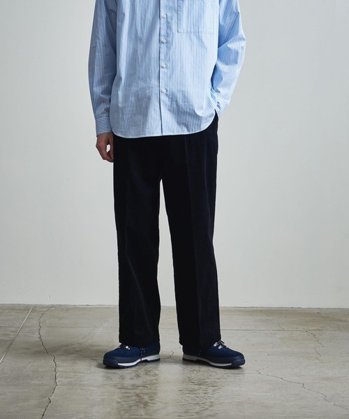 info. BEAUTY&YOUTH（インフォビューティアンドユース）の「【マルチサイズ】ワイドストレート コーデュロイ スラックス パンツ（その他パンツ・メンズ・ダークブラウン/オフホワイト/ダークグレー/ブラック・マルチサイズ）」の10枚目の写真