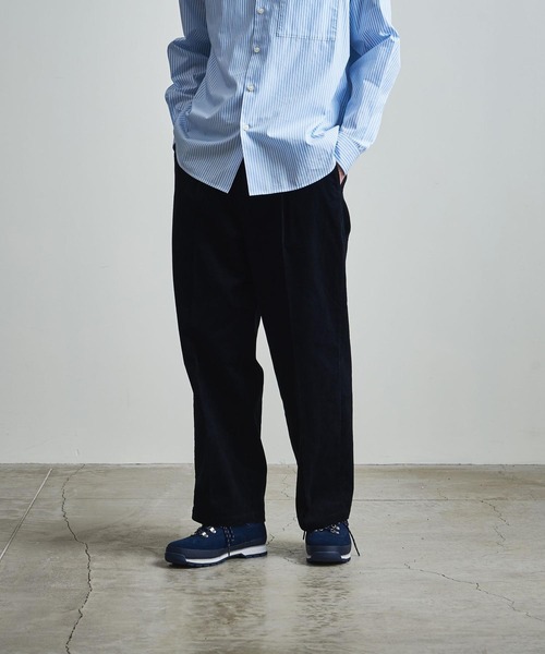 info. BEAUTY&YOUTH（インフォビューティアンドユース）の「【マルチサイズ】ワイドストレート コーデュロイ スラックス パンツ（その他パンツ・メンズ・ダークブラウン/オフホワイト/ダークグレー/ブラック・マルチサイズ）」の11枚目の写真