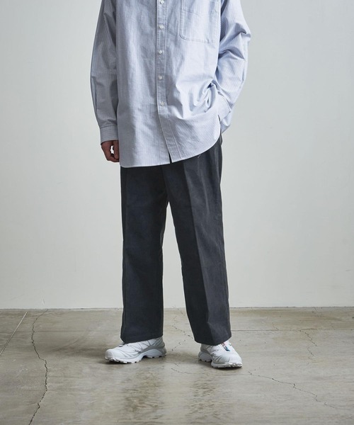 info. BEAUTY&YOUTH（インフォビューティアンドユース）の「【マルチサイズ】ワイドストレート コーデュロイ スラックス パンツ（その他パンツ・メンズ・ダークブラウン/オフホワイト/ダークグレー/ブラック・マルチサイズ）」の13枚目の写真