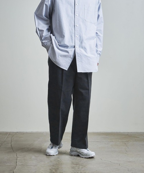 info. BEAUTY&YOUTH（インフォビューティアンドユース）の「【マルチサイズ】ワイドストレート コーデュロイ スラックス パンツ（その他パンツ・メンズ・ダークブラウン/オフホワイト/ダークグレー/ブラック・マルチサイズ）」の14枚目の写真