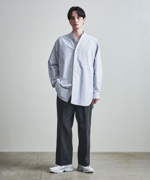 info. BEAUTY&YOUTH（インフォビューティアンドユース）の「【マルチサイズ】ワイドストレート コーデュロイ スラックス パンツ（その他パンツ・メンズ・ダークブラウン/オフホワイト/ダークグレー/ブラック・マルチサイズ）」の15枚目の写真