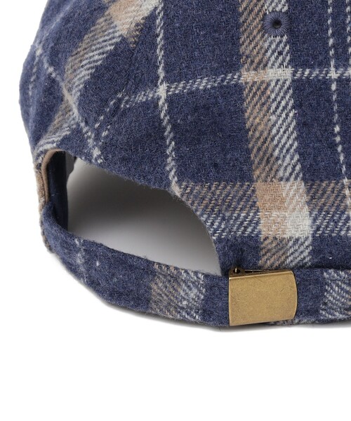 SHIPS any(シップス エニィ)の「SHIPS any:〈消臭/抗菌〉ウールライク タータンチェック 6パネル キャップ(キャップ・メンズ・ナチュラル/ブラック/ネイビー・ONE SIZE)」の6枚目の写真