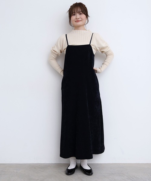 fig Ｌondon（フィグロンドン）の「GENTLE corl dress（ワンピース・レディース・ボルドー/ネイビー・FREE）」の11枚目の写真