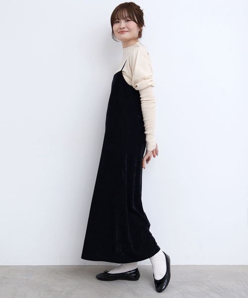 fig Ｌondon（フィグロンドン）の「GENTLE corl dress（ワンピース・レディース・ボルドー/ネイビー・FREE）」の13枚目の写真