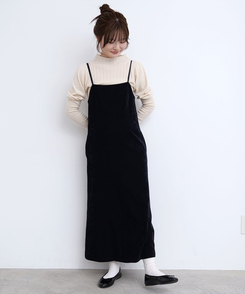 fig Ｌondon（フィグロンドン）の「GENTLE corl dress（ワンピース・レディース・ボルドー/ネイビー・FREE）」の15枚目の写真