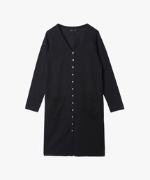 agnes b. | コットン Vネック カーディガンプレッション ワンピース(ワンピース)