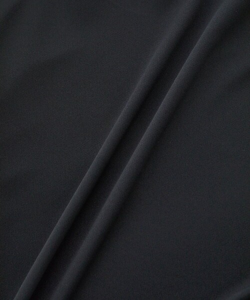 JUN&ROPE'（ジュンアンドロペ）の「【セットアップ対応】【UV】【吸水速乾】衿ロゴ編立使い半袖プルオーバー（Tシャツ/カットソー・レディース・ブラック/ホワイト・L/M/S）」の12枚目の写真