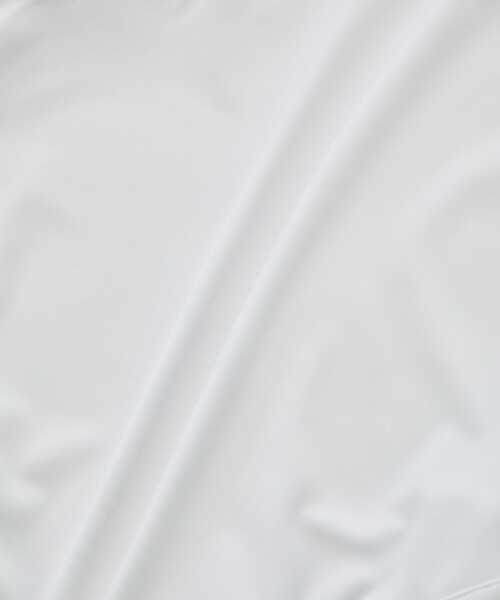 JUN&ROPE'（ジュンアンドロペ）の「【セットアップ対応】【UV】【吸水速乾】衿ロゴ編立使い半袖プルオーバー（Tシャツ/カットソー・レディース・ブラック/ホワイト・L/M/S）」の13枚目の写真