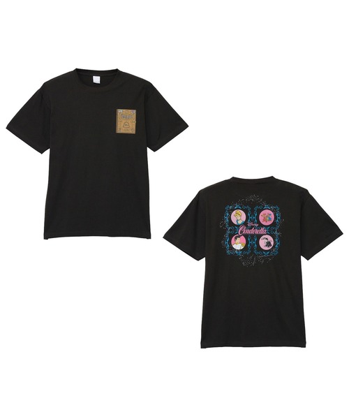 Disney(ディズニー)の「【 Disney NOSTALGICA 】 ノスタルジカ 両面プリントTシャツB 25S8(Tシャツ/カットソー・レディース・ミント/ダークブルー/ライトパープル/ブルーパープル/ライトグレー/ライトピンク/ブラック系その他2/スカイブルー/クリアグリーン/ブラック系その他・FREE)」の2枚目の写真