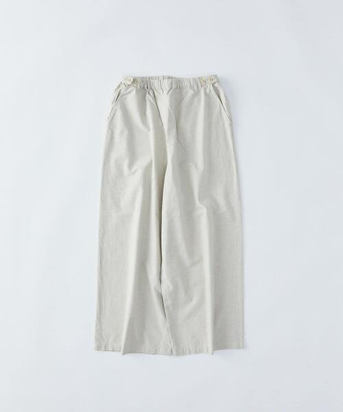 conges payes ADIEU TRISTESSE（コンジェ ペイエ アデュートリステス）の「コットンネルイージーパンツ（その他パンツ・レディース・ブラック/チェック/ベージュ系その他/グレー系その他・38）」の3枚目の写真