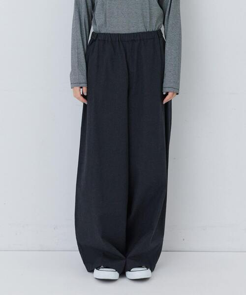 conges payes ADIEU TRISTESSE（コンジェ ペイエ アデュートリステス）の「コットンネルイージーパンツ（その他パンツ・レディース・ブラック/チェック/ベージュ系その他/グレー系その他・38）」の9枚目の写真