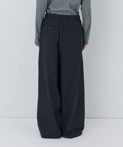 conges payes ADIEU TRISTESSE（コンジェ ペイエ アデュートリステス）の「コットンネルイージーパンツ（その他パンツ・レディース・ブラック/チェック/ベージュ系その他/グレー系その他・38）」の11枚目の写真