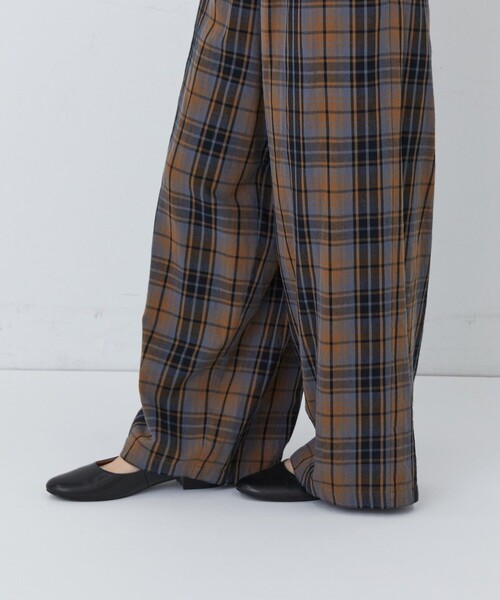 conges payes ADIEU TRISTESSE(コンジェ ペイエ アデュートリステス)の「コットンネルイージーパンツ(その他パンツ・レディース・ブラック/チェック/ベージュ系その他/グレー系その他・38)」の14枚目の写真