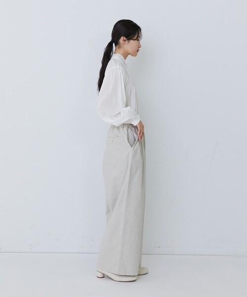 conges payes ADIEU TRISTESSE(コンジェ ペイエ アデュートリステス)の「コットンネルイージーパンツ(その他パンツ・レディース・ブラック/チェック/ベージュ系その他/グレー系その他・38)」の18枚目の写真