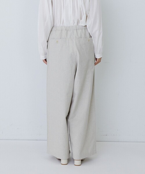 conges payes ADIEU TRISTESSE(コンジェ ペイエ アデュートリステス)の「コットンネルイージーパンツ(その他パンツ・レディース・ブラック/チェック/ベージュ系その他/グレー系その他・38)」の12枚目の写真