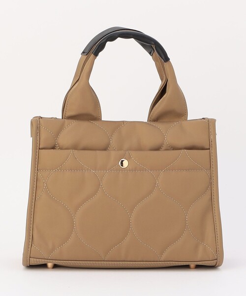 MICO COULIER(ミコクリエ)の「ラインテープ2WAYミニトートバッグ(トートバッグ・レディース・ベージュ/チャコールグレー・FREE)」の17枚目の写真