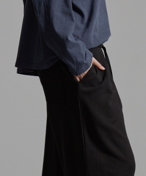 CIYOT(シヨウト)の「【CIYOT-シヨウト-】カットオフ2タックスウェットパンツ(スウェットパンツ・メンズ・ブラウン/チャコールグレー/ライトグレー/ブラック/アイボリー・M/L/S)」の21枚目の写真