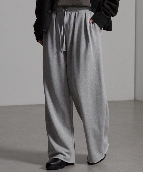 CIYOT(シヨウト)の「【CIYOT-シヨウト-】カットオフ2タックスウェットパンツ(スウェットパンツ・メンズ・ブラウン/チャコールグレー/ライトグレー/ブラック/アイボリー・M/L/S)」の14枚目の写真