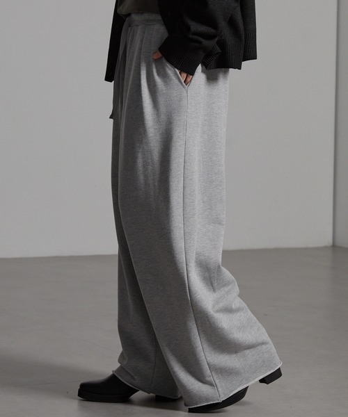 CIYOT(シヨウト)の「【CIYOT-シヨウト-】カットオフ2タックスウェットパンツ(スウェットパンツ・メンズ・ブラウン/チャコールグレー/ライトグレー/ブラック/アイボリー・M/L/S)」の16枚目の写真