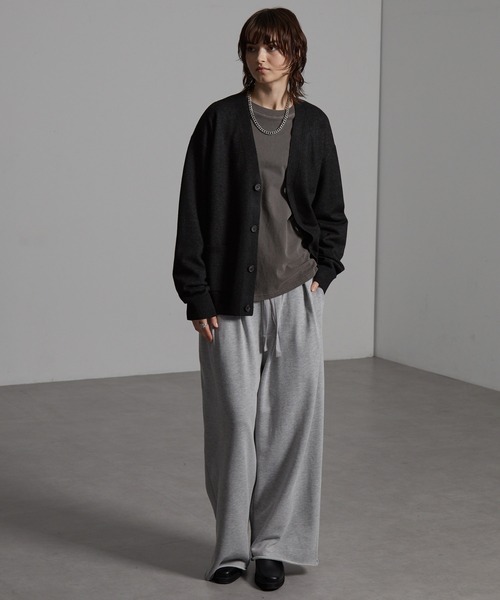 CIYOT(シヨウト)の「【CIYOT-シヨウト-】カットオフ2タックスウェットパンツ(スウェットパンツ・メンズ・ブラウン/チャコールグレー/ライトグレー/ブラック/アイボリー・M/L/S)」の18枚目の写真