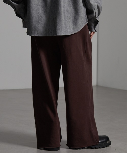 CIYOT(シヨウト)の「【CIYOT-シヨウト-】カットオフ2タックスウェットパンツ(スウェットパンツ・メンズ・ブラウン/チャコールグレー/ライトグレー/ブラック/アイボリー・M/L/S)」の8枚目の写真