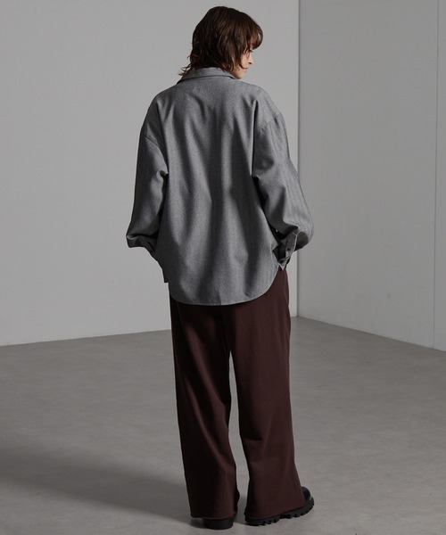 CIYOT(シヨウト)の「【CIYOT-シヨウト-】カットオフ2タックスウェットパンツ(スウェットパンツ・メンズ・ブラウン/チャコールグレー/ライトグレー/ブラック/アイボリー・M/L/S)」の11枚目の写真